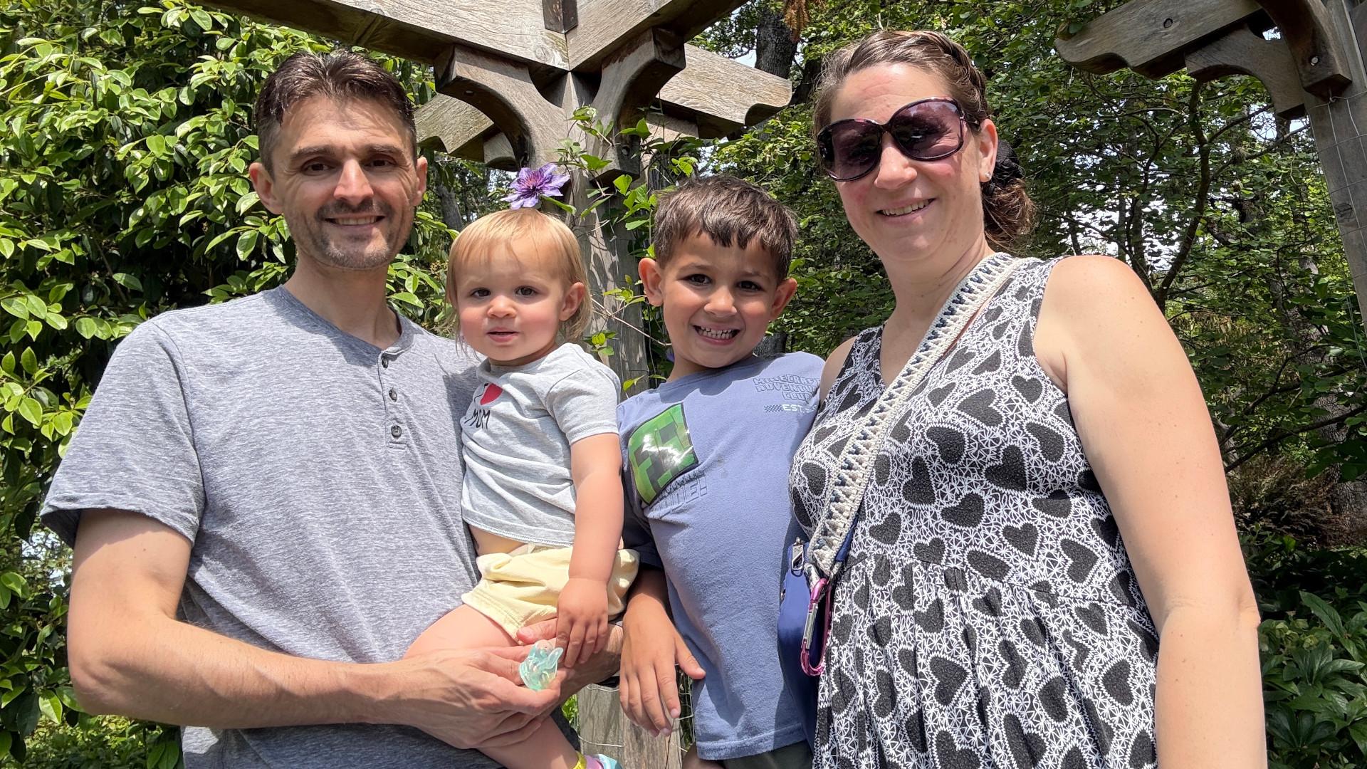 Family at the park